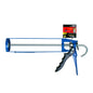 Skeleton-Style Caulking Gun with Auto Flow Stop 9in Blue (160003-20)
