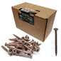 500PK Deck Screws Brown Ceramic #8 x 1½in (169211)