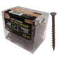 100PK Deck Screws Brown Ceramic #8 x 2in (169213)