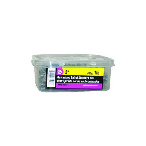 1lb (400g) Spiral Standard Nails HDG 2in (169418)