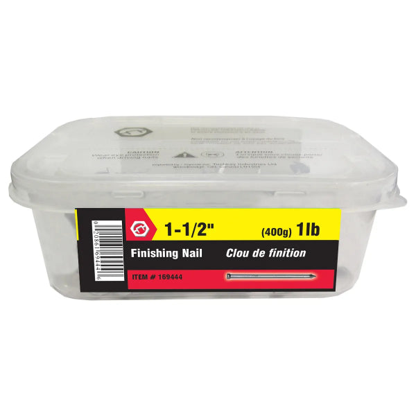 1lb (400g) Finishing Nails Bright 1-1/2in (169444)