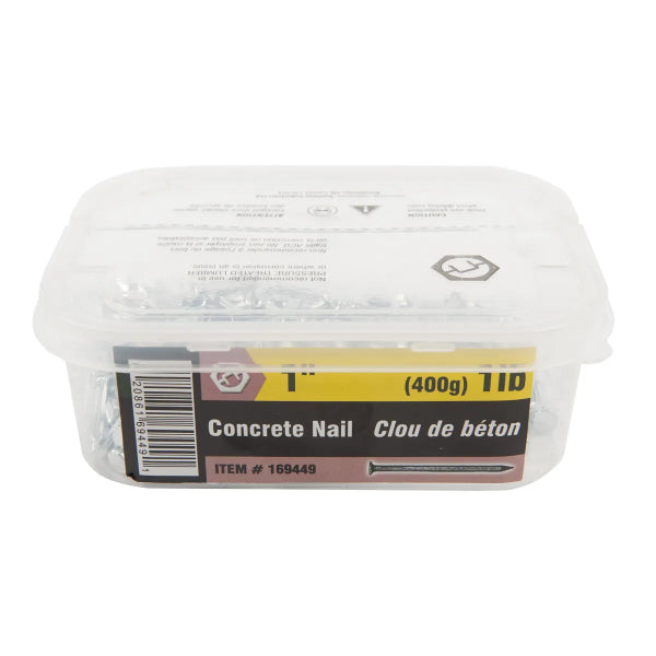 1lb (400g) Concrete Nails EG 1in (169449)