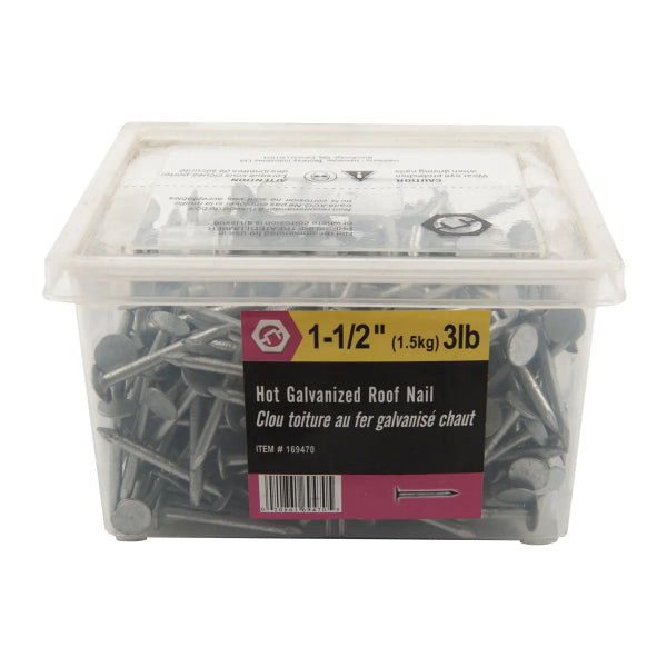 3lb (1.5kg) Roofing Nails EG 1-1/2in (169470)