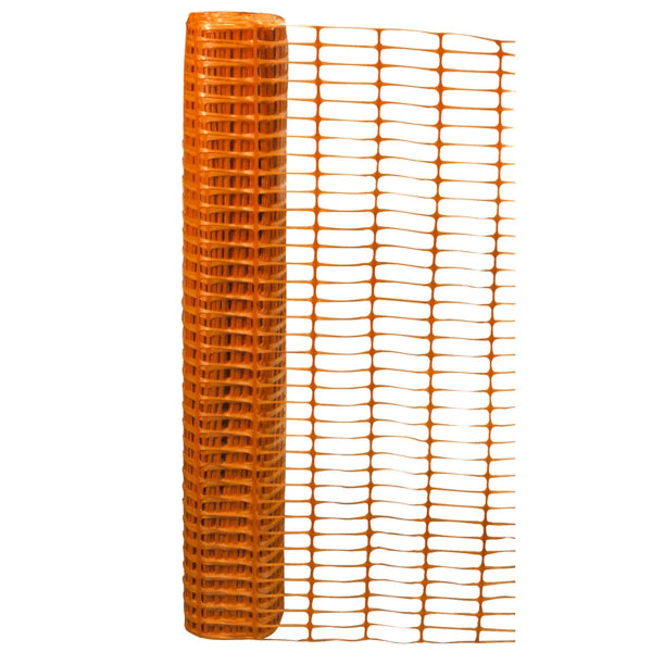 Warning Barrier Fence Rectangular Plastic Mesh 4ft x 100ft Orange (178480)