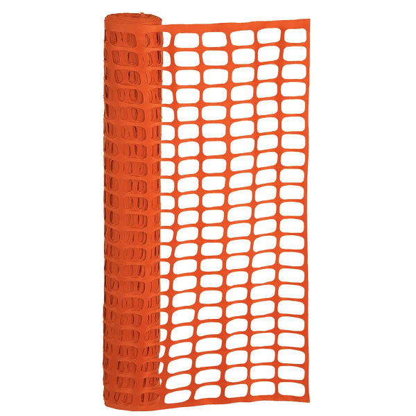 Warning Barrier Fence Heavy Duty Oval Mesh 4ft x 50ft Orange (178481)