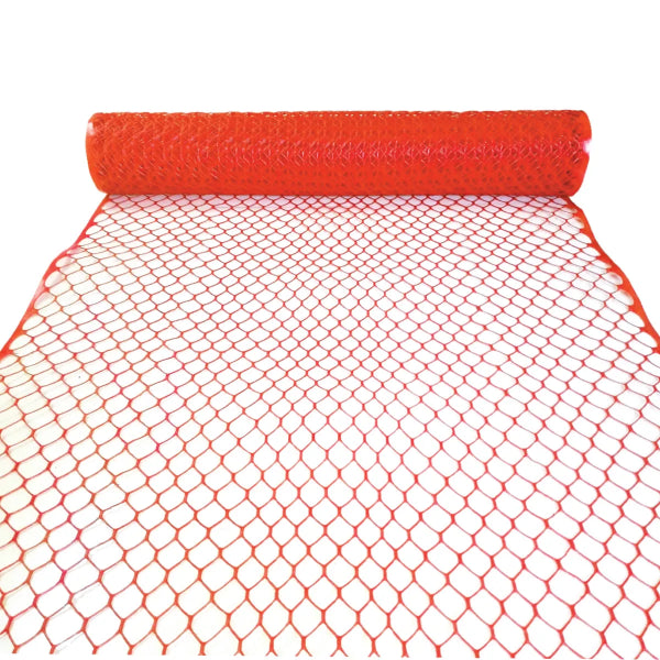 Warning Barrier Fence X-HD Diamond Mesh 4ft x 50ft Orange (178483)