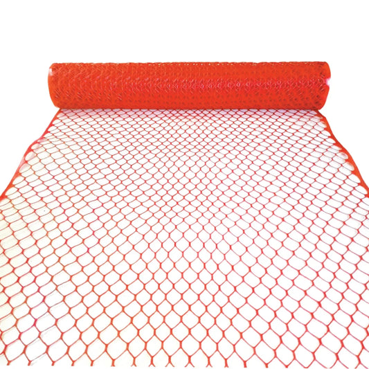 Warning Barrier Fence X-HD Diamond Mesh 4ft x 50ft Orange (178483)