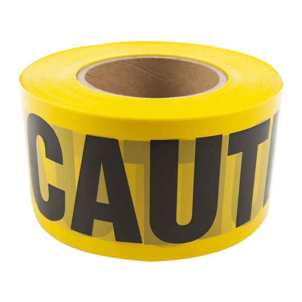 Barrier Caution Tape 3in x 250ft Yellow (178501)