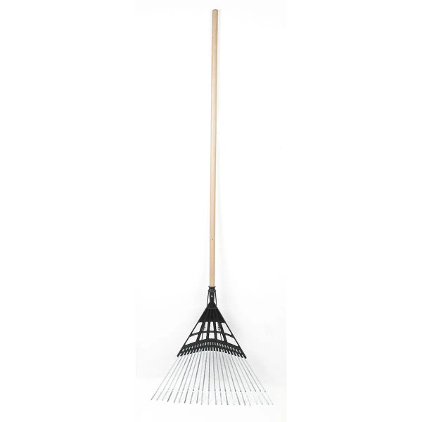 Lawn & Leaf Rake Flex-Steel 22-Tine 22in 48in Wood Handle (180038)
