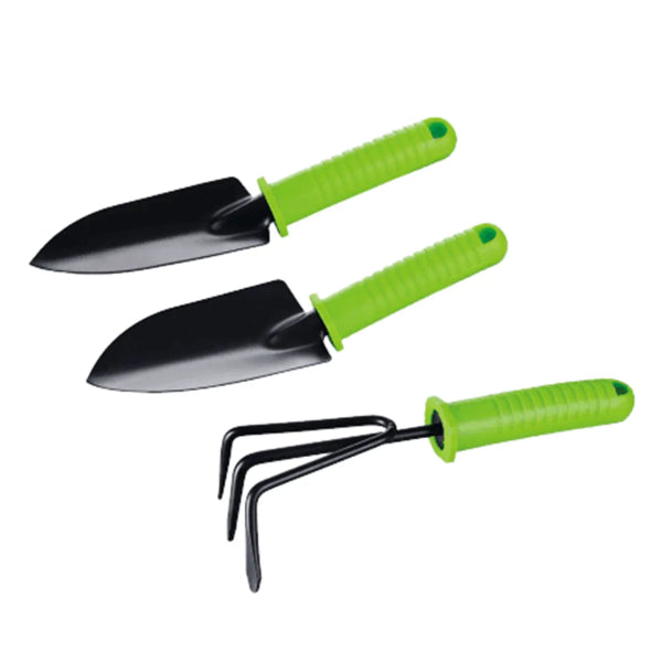 3PC Hand Held Steel Garden Tool Set (180104)