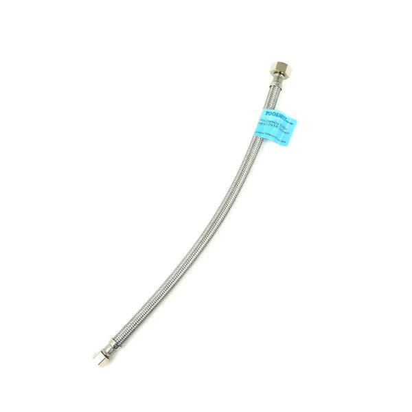 Flex Connector SS 3/8in Comp x ½in FIP 16in Faucet (180282)