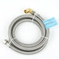 Flex Connector SS 3/8in Comp x 3/8in MIP 60in Dishwasher (180289)