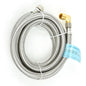 Flex Connector SS 3/8in Comp x 3/8in MIP 96in Dishwasher (180291)