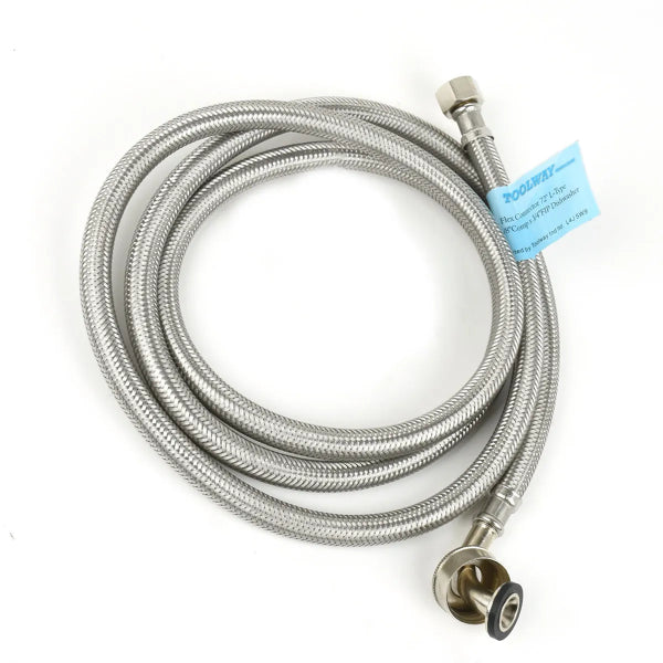Flex Connector 72in L-Type SS 3/8in Compx¾in FIP Dishwasher (180298)