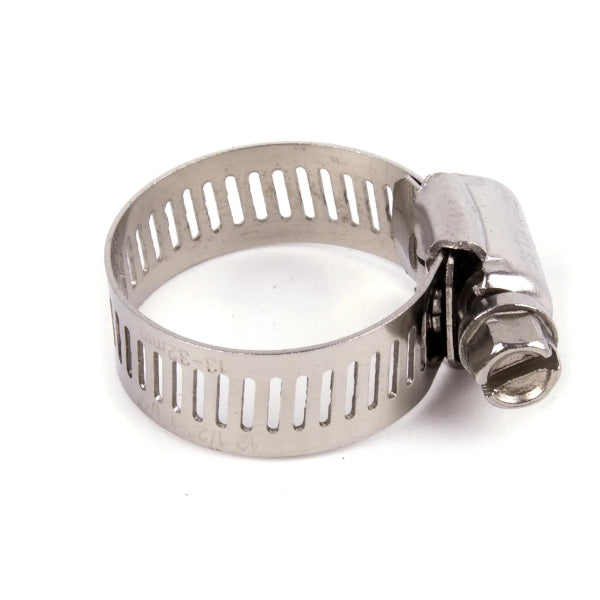 10PK Hose Clamp No.12 S/S 1/2 - 1-1/4in (180337)