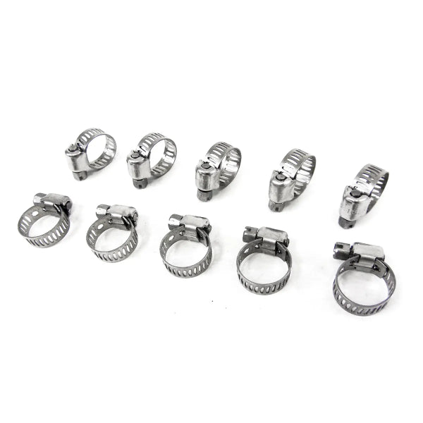10PK Hose Clamp No.72 S/S 3 - 5in (180346)