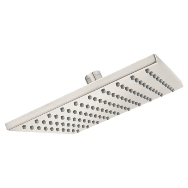 ABS Rainfall Showerhead Square 8in (20cm) 1-Setting Chrome Plated (180405)