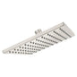 ABS Rainfall Showerhead Square 8in (20cm) 1-Setting Chrome Plated (180405)