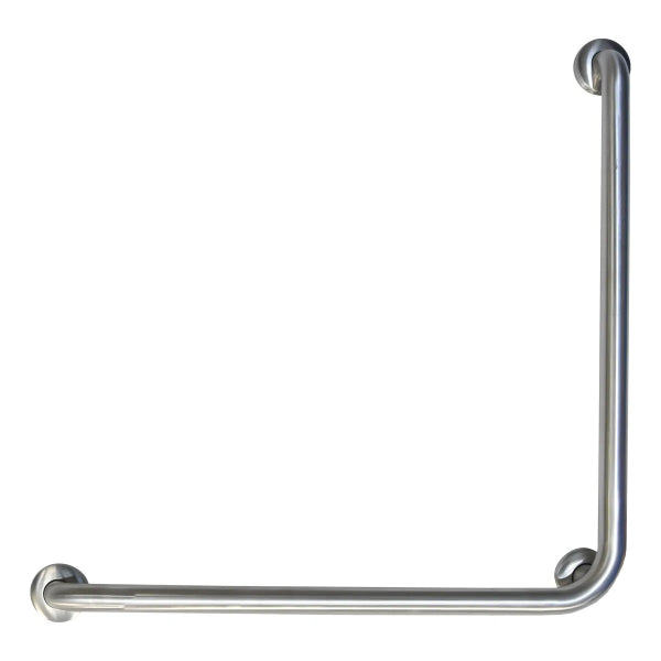 Bathroom Grab Bar L-Shape 30in x 30in x Ø:38mm (1.5in) Stainless Steel (180484)