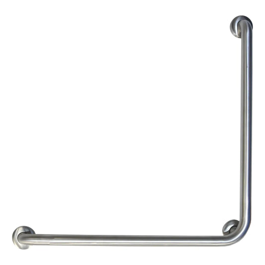 Bathroom Grab Bar L-Shape 30in x 30in x Ø:38mm (1.5in) Stainless Steel (180484)