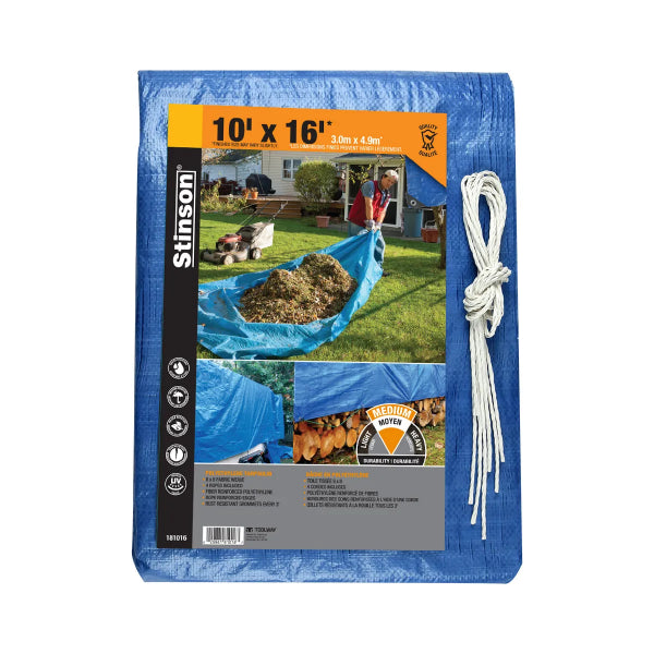 Tarpaulin 10ft x 16ft Blue (181016)