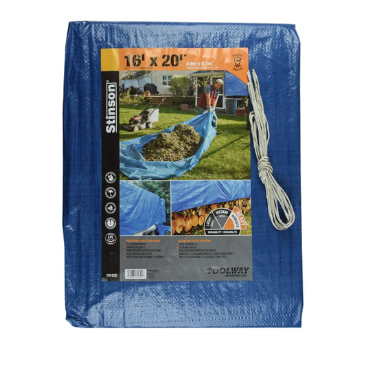 Tarpaulin 16ft x 20ft Blue (181620)