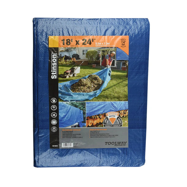 Tarpaulin 18ft x 24ft Blue (181824)