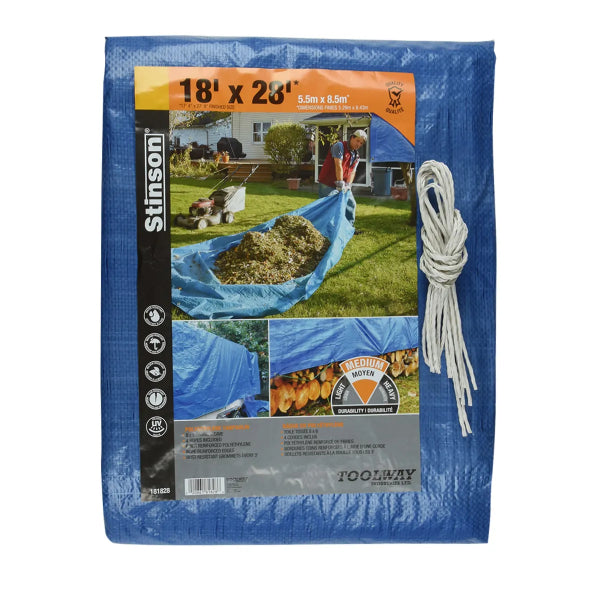 Tarpaulin 18ft x 28ft Blue (181828)
