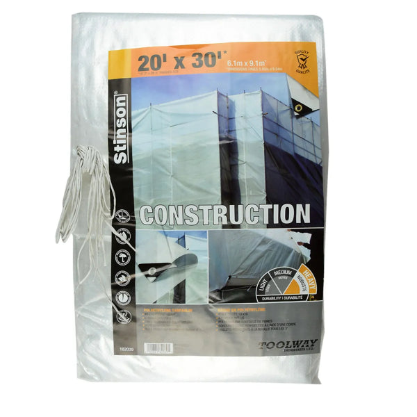 Tarpaulin 20ft x 30ft Clear HD (182039)