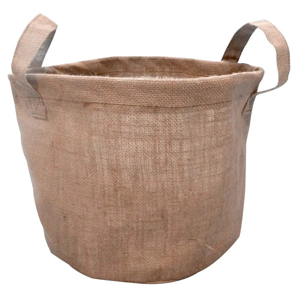 Burlap Planter Bags With Liner & Handles 30 gal Natural (182574)