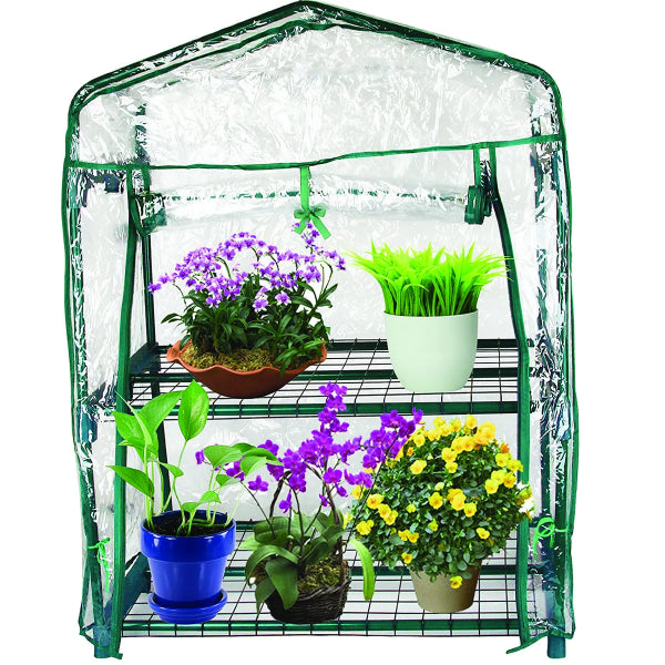 2-Tier Portable Mini Greenhouse 27in x 19in x 37in (184401)