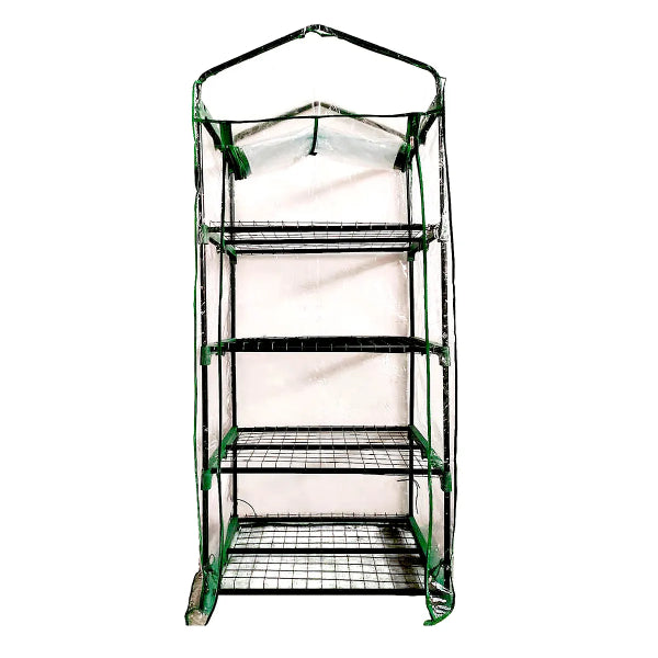4-Tier Portable Mini Greenhouse 27in x 19in x 61in (184402)