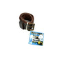 Tool Belt Leather 3in Wide Double Needle Buckle Top Grain Oil Tanned (187067)