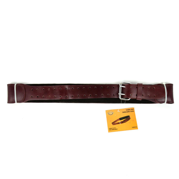 Tool Belt Leather 3in Wide Double Needle Buckle (187075)