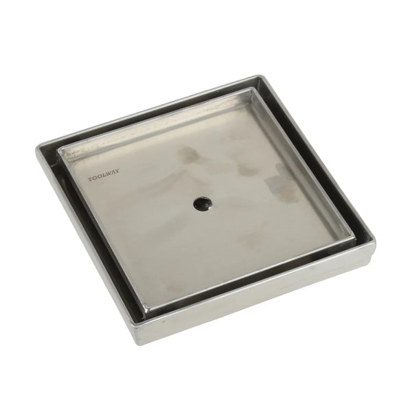 Square Shower Drain Tile-in 2in 5 3/32in x 5 3/32in x 3 1/8in (188055)