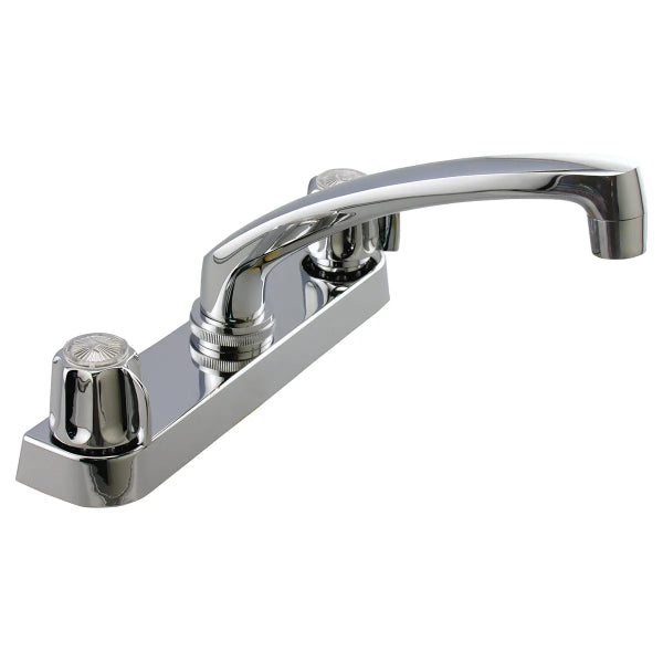 Low Arc Standard Kitchen Faucet 2-Handle Chrome Plated (188307)