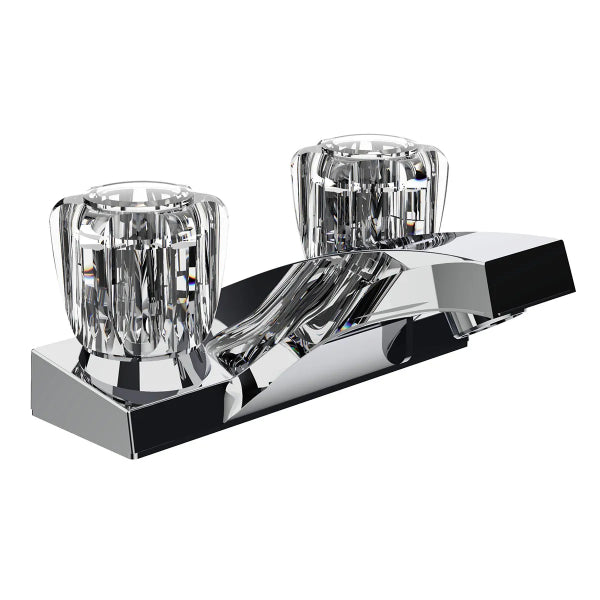 Low Arc Bathroom Faucet 2-Handle Chrome Plated (188312)