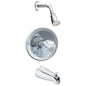 Tub & Shower Faucet 1-Handle Chrome Plated (188313)