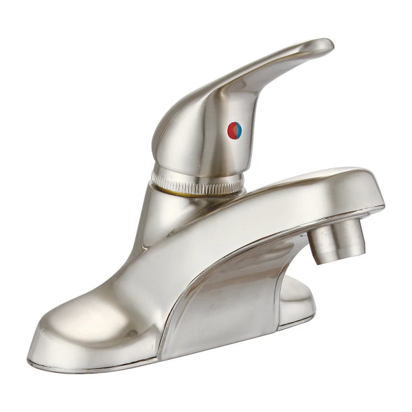 Low Arc Bathroom Faucet 1-Handle Brushed Nickel (188317)