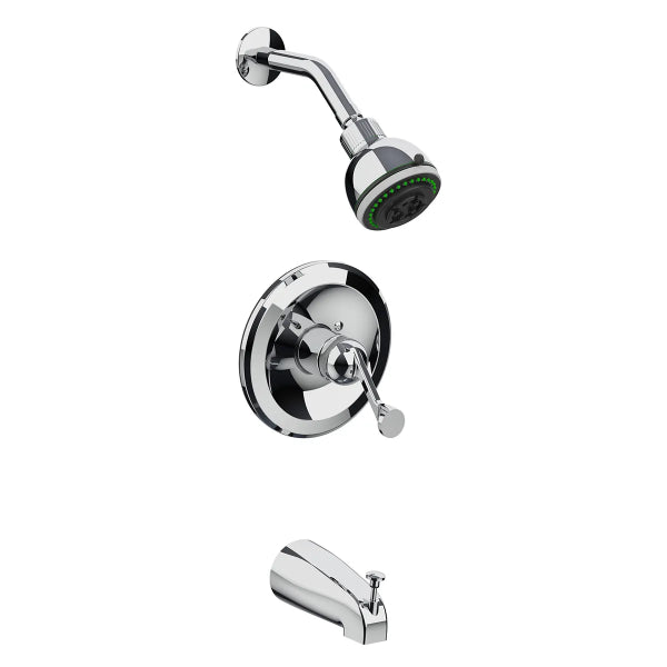 Tub & Shower Faucet 1-Handle Chrome Plated (188320)