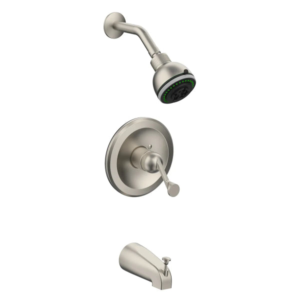 Tub & Shower Faucet 1-Handle Brushed Nickel (188321)