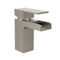 Waterfall Bathroom Faucet 1-Handle Brushed Nickel (188325)