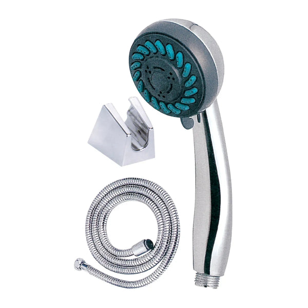 ABS Handheld Showerhead Kit Round 4in (10cm) 2-Settings Chrome Plated (188335)