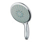 ABS Handheld Showerhead Round 6in (15cm) 3-Settings Chrome Plated (188338)