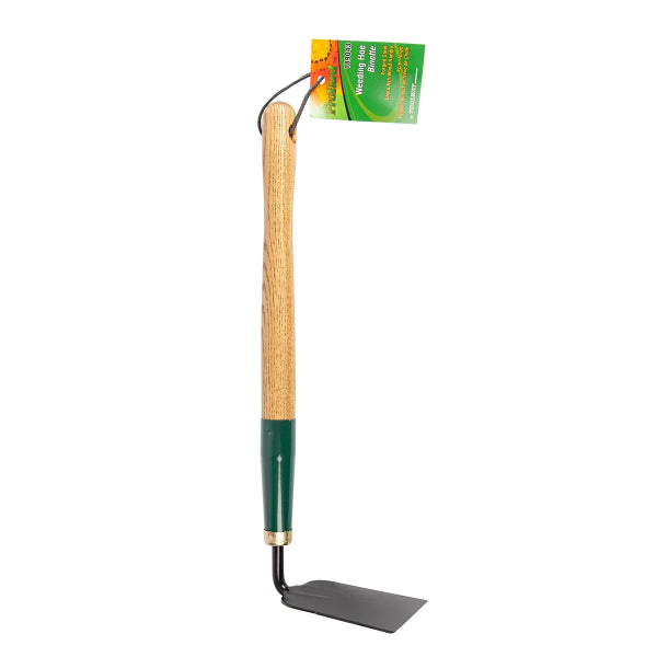 Handheld Weeding Hoe Forged 16in Wood Handle (189043)