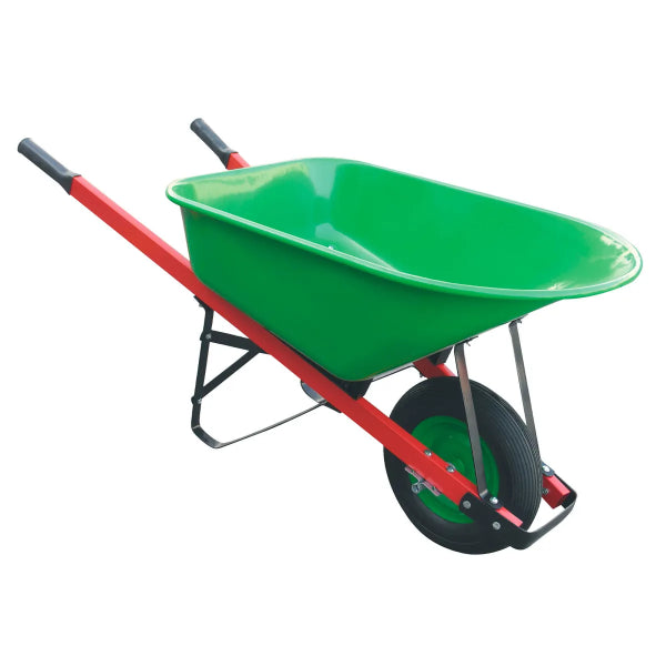 Homeowner Wheelbarrow 5 cu.ft Steel Tray Air Tire Steel Handle (190981)