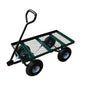 Steel Flat Mesh Nursery Cart 34x18in 150kg (300lb) Pneumatic Tires (191120)