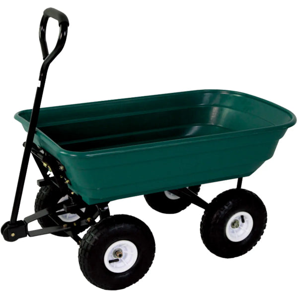 Poly Dump Wagon w/Pneumatic Tires 34in x18in (191122)