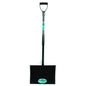 Snow Pusher 18in Poly Blade Curved Handle D-Grip 51in (194510)