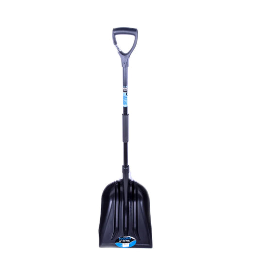 Snow Shovel 14in Poly Blade Steel Handle D-grip 55in (194511)
